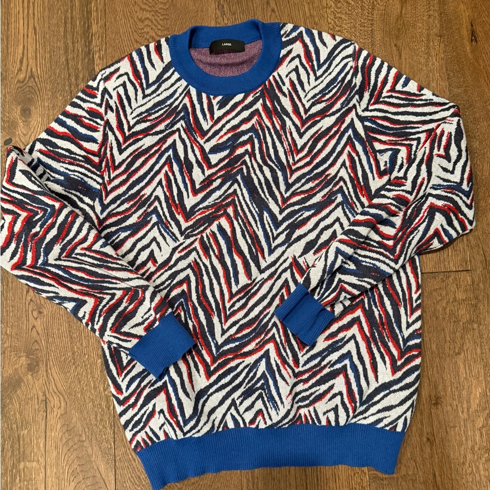 Buffalo Bills Pattern Sweater